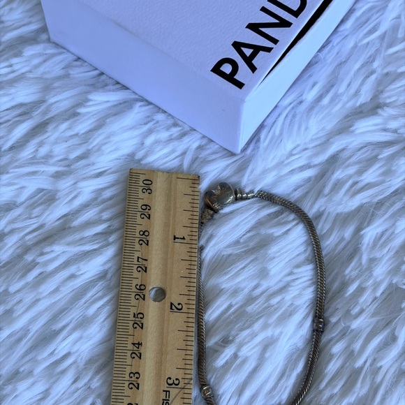 Gold and Pink Charm Bracelet gently pre-owned - Picture 4 of 4